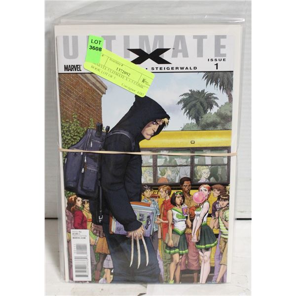 MARVEL ULITMATE X 1-5 COMIC BOOK LOT OF 5