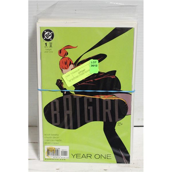 DC BATGIRL COMIC BOOK LOT OF 10