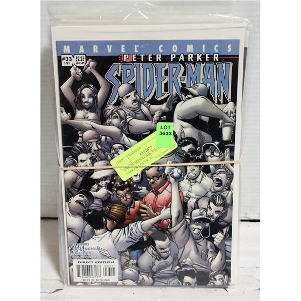 SPIDER-MAN COMICS PETER PARKER LOT OF 20