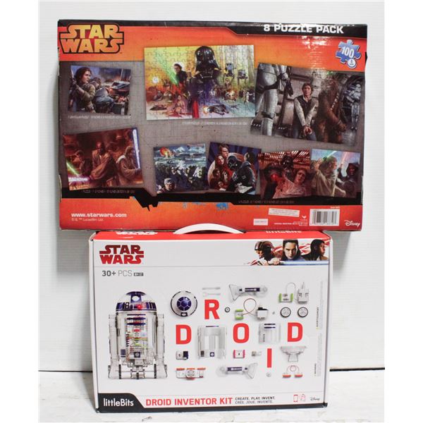 STAR WARS DROID INVENTOR KIT & STAR WARS 8 PUZZLE