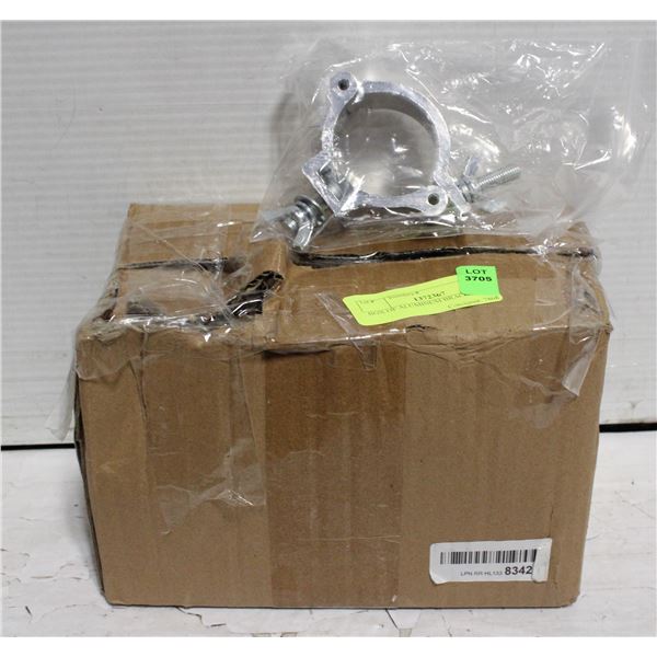 BOX OF ALUMINUM BRACKETS