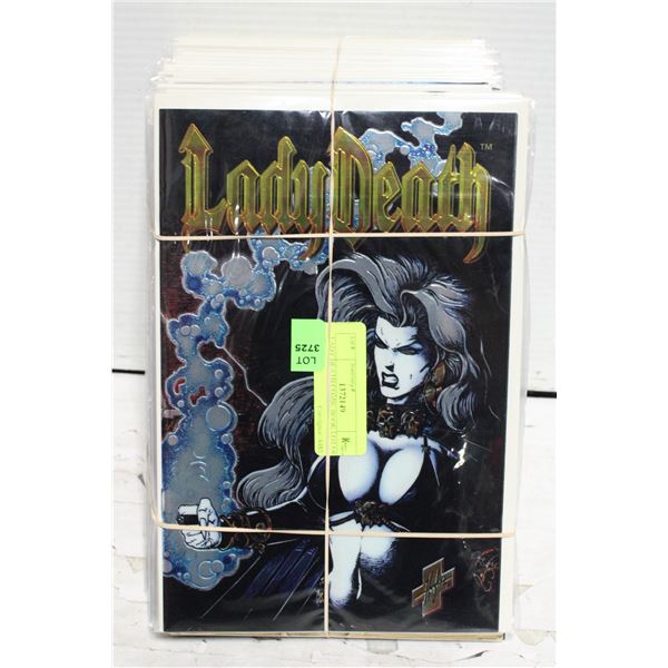 LADY DEATH COMIC BOOK LOT OF 60
