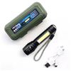 Image 1 : ALUMINIUM USB RECHARGEABLE COB SIDE ZOOMFLASHLIGHT