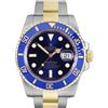 Image 2 : Rolex Mens Two Tone 18K Yellow Gold And Steel Blue Ceramic With Rolex Box
