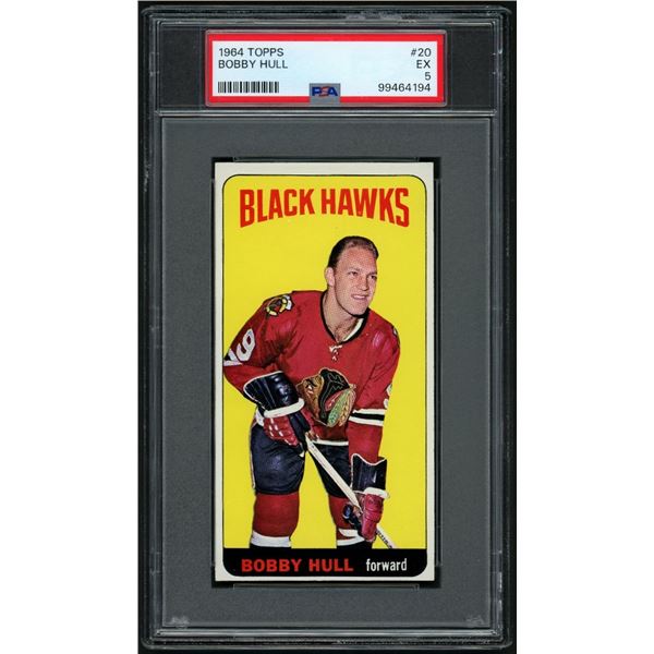1964-65 Topps #20 Bobby Hull SP (PSA 5)