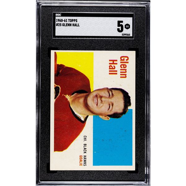 1960-61 Topps #25 Glenn Hall (SGC 5)