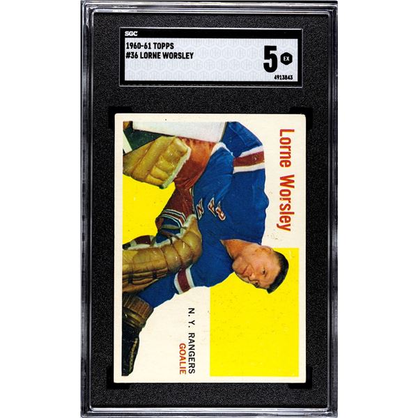 1960-61 Topps #36 Gump Worsley (SGC 5)