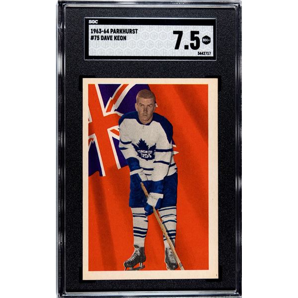 1963-64 Parkhurst #75 Dave Keon (SGC 7.5)