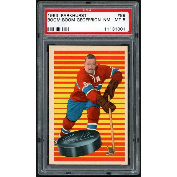 1963-64 Parkhurst #88 Boom Boom Geoffrion (SGC 8)