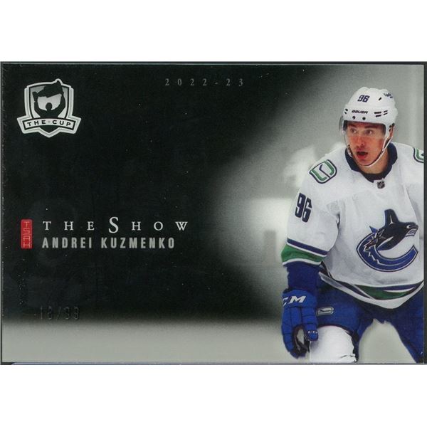 2022-23 Upper Deck The Cup Andrei Kuzmenko The Show #18/99