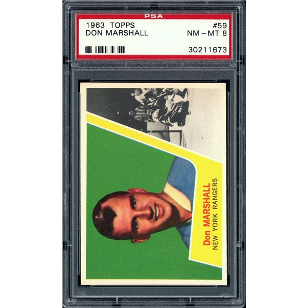 1963-64 Topps #59 Don Marshall (PSA 8)