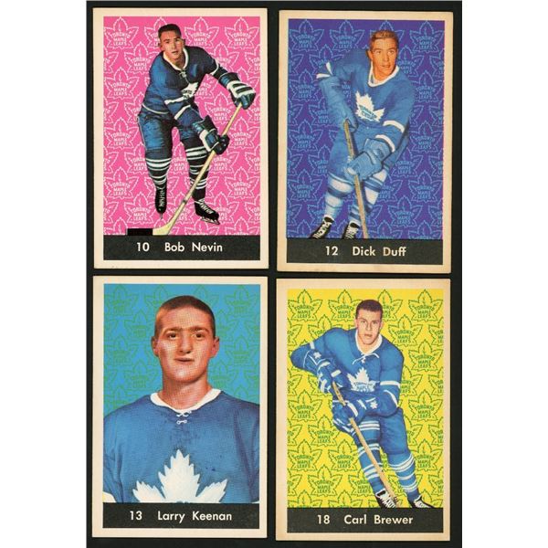 Lot of 8 x 1961-62 Parkhurst Hockey Cards (HOF)
