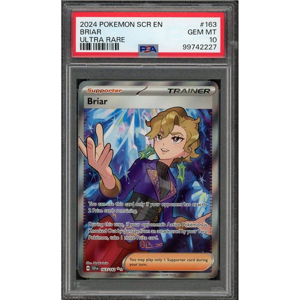 2024 Pokemon Briar FA Trainer Ultra Rare - PSA 10
