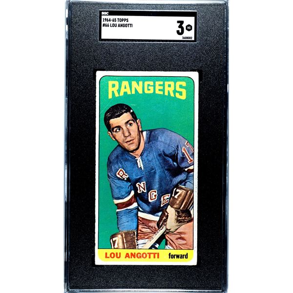 1964-65 Topps #66 Lou Angotti RC (SGC 3)
