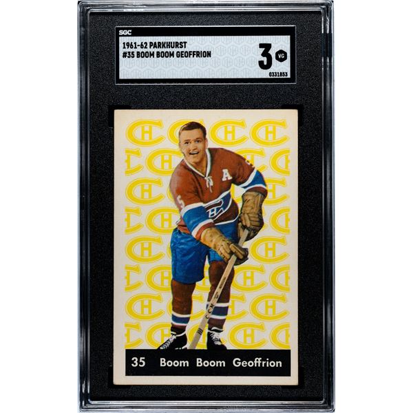 1961-62 Parkhurst #35 Boom Boom Geoffrion (SGC 3)