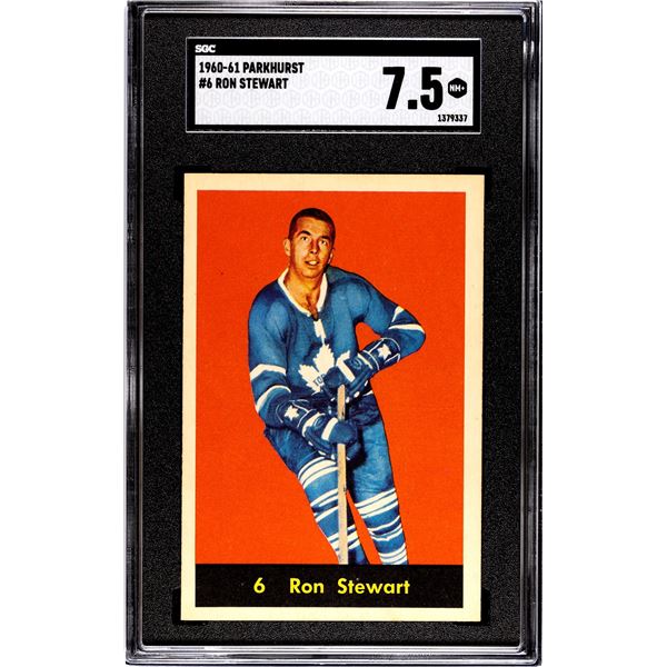 1960-61 Parkhurst #6 Ron Stewart (SCG 7.5)