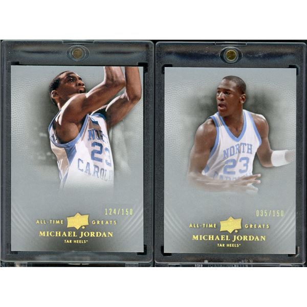 2013 Upper Deck NBA All Time Greats Michael Jordan x2