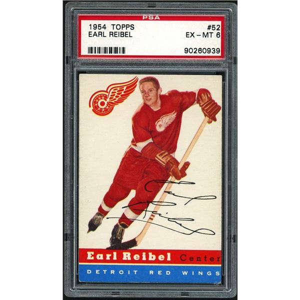 1954-55 Topps #52 Earl Reibel (PSA 6)