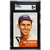 Image 1 : 1953 Topps #5 Joe Dobson (SGC 5)