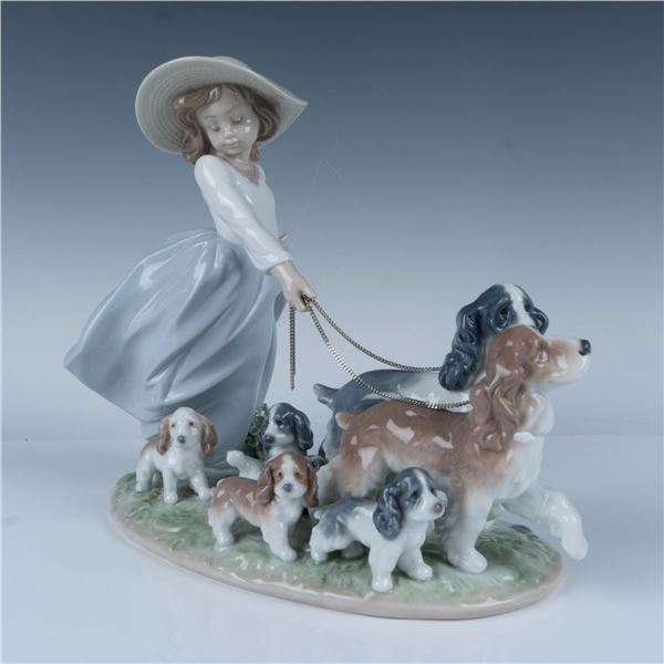 Lladro Porcelain Figure, Puppy Parade 1006784