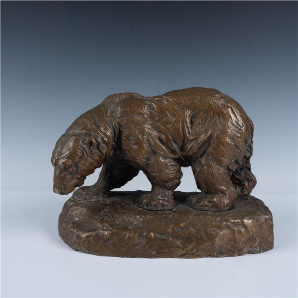 Alexander Phimister Proctor, Antique Bronze, Bear, Signed