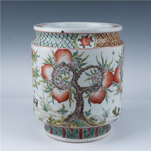Chinese Famille Verte Porcelain Vase