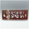 Image 2 : Chinese Hand Carved Wooden Panel with Gilded Motifs