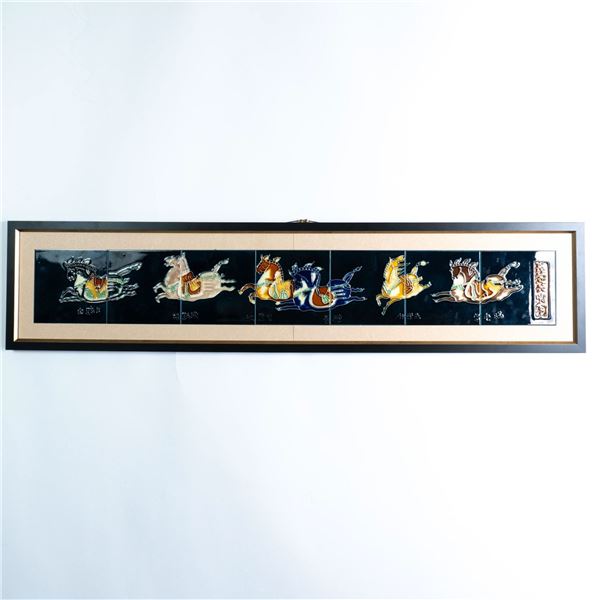 Chinese Horses Wall Tiles Mosaic