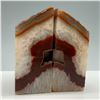 Image 4 : Pair of Gemstone Agate Bookends