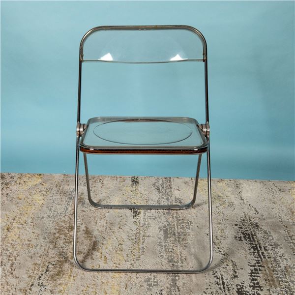 Authentic Italian Plia Model Polypropylene & Chrome Chair