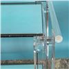Image 4 : Mid Century Modern Two Tier Lucite Rolling Bar/Serving Cart