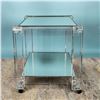 Image 9 : Mid Century Modern Two Tier Lucite Rolling Bar/Serving Cart