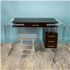 Image 1 : 2pc Mid Century Modern Lucite and Acrylic Desk with Chair
