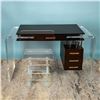 Image 2 : 2pc Mid Century Modern Lucite and Acrylic Desk with Chair