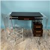 Image 5 : 2pc Mid Century Modern Lucite and Acrylic Desk with Chair