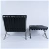 Image 8 : Barcelona Style Chair and Ottoman