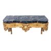 Image 2 : French Ornate Gilded Marble Wall Mounted Table