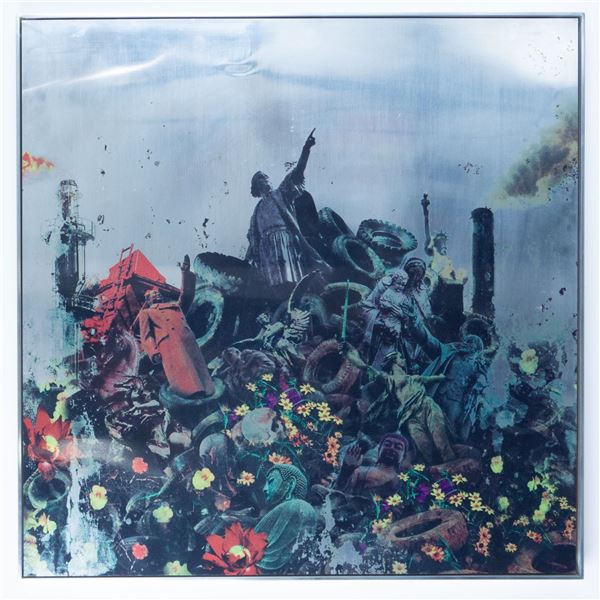 Original Photographic Collage on Aluminum