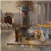 Image 2 : T.E. Pencke, Impressionist Oil on Board, Paris Scene, Signed