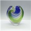Image 2 : Modernist Art Glass Swirl Patterned Vase