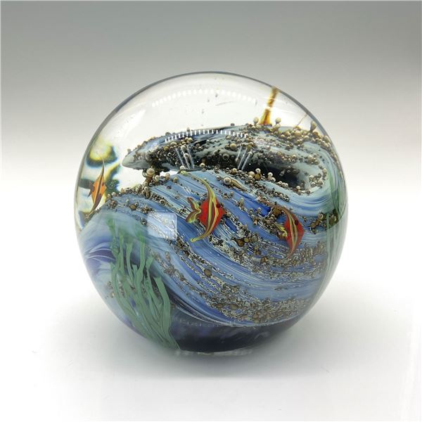 Zellique Art Glass Fish Tank Aquarium Sculpture