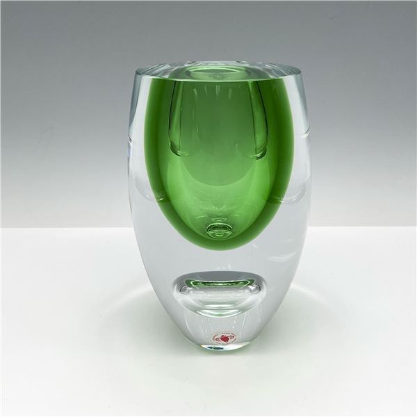 Beranek Handblown Art Glass Bud Vase, Signed