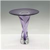 Image 1 : Winfisky Glass Amethyst Colored Vase