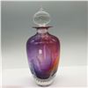 Image 2 : Buzz Blodgett Multicolored Art Glass Bottle with Stopper