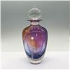 Image 3 : Buzz Blodgett Multicolored Art Glass Bottle with Stopper
