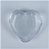 Image 1 : Daum by Tony Morgan Glass Paperweight, Heart In Hands