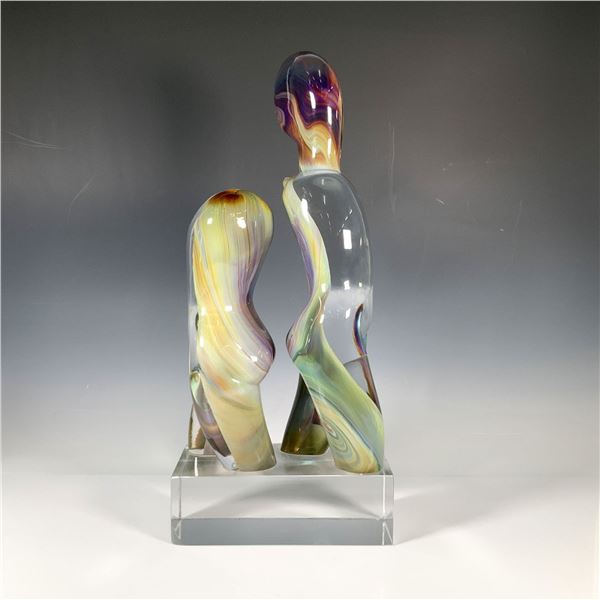 Loredano Rosin, Murano Art Glass Sculpture, Signed