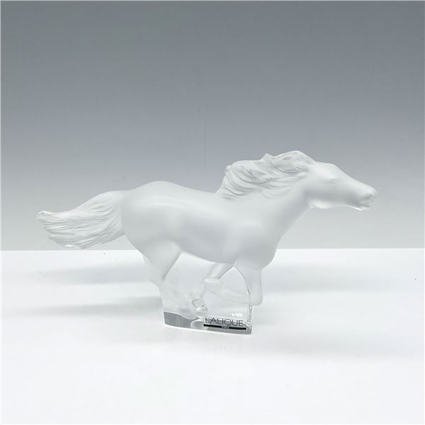 Lalique Crystal Kazak Horse Sculpture Paperweight