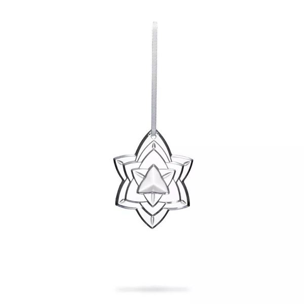Baccarat Crystal Ornament, Clear Noel 2018, Sealed Box