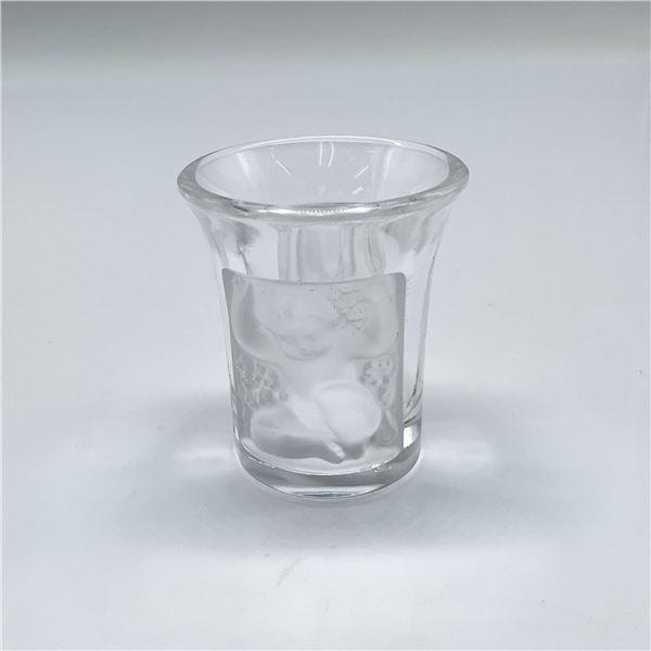 Lalique Crystal Enfants Cherub Shot Glass